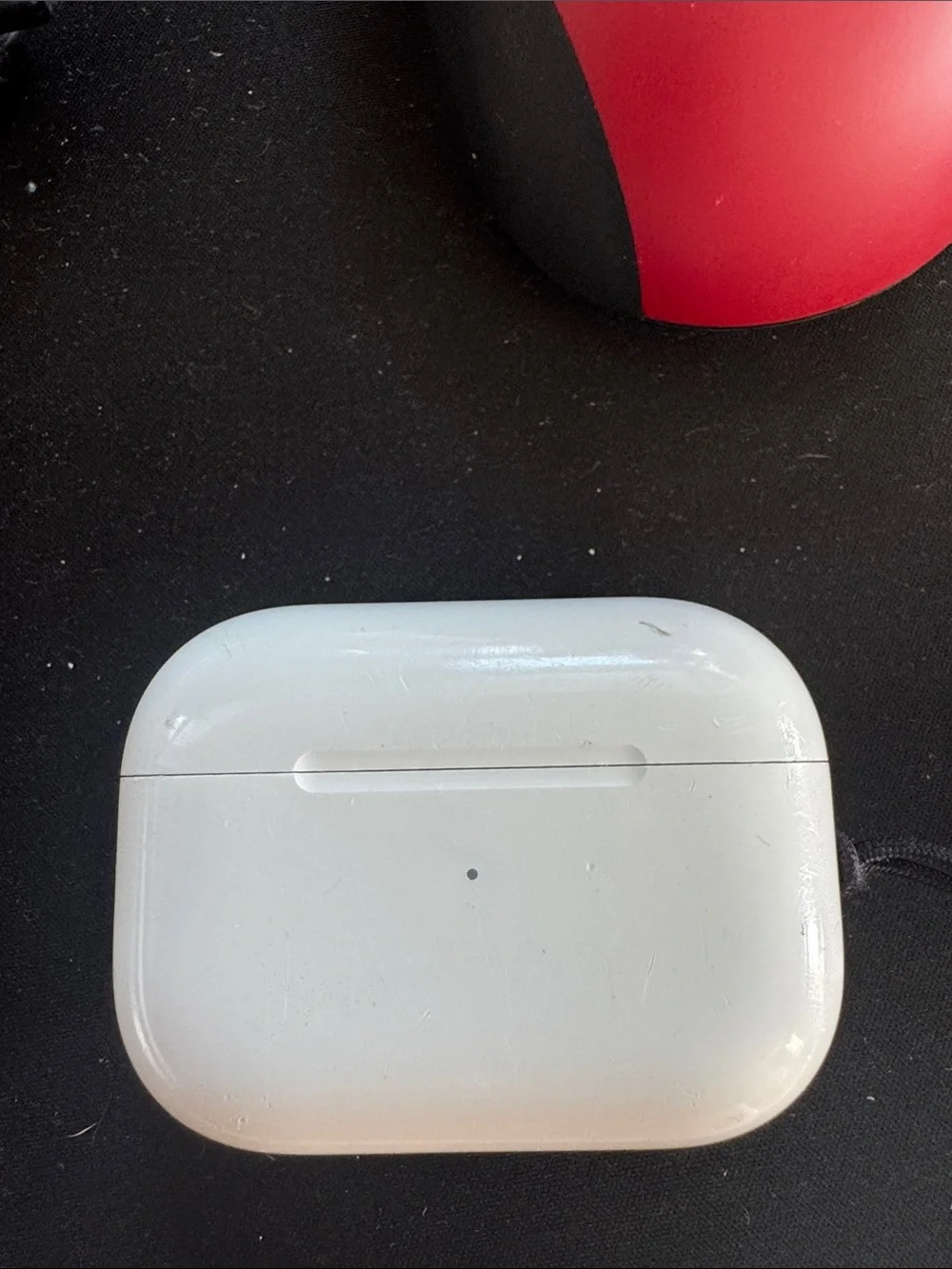 Apple White Earbud Headphones Charging Case and AirPods